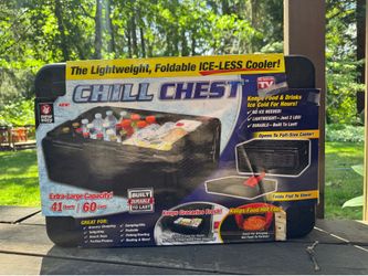 Chill Chest Ice Chest The  Lightweight Foldable Ice-Less Cooler