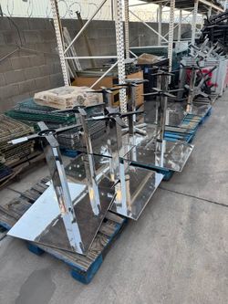 Heavy Duty Chrome Dining Table Bases