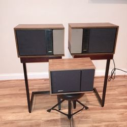 Vintage BOSE 301 Series II and BOSE 201 Series III