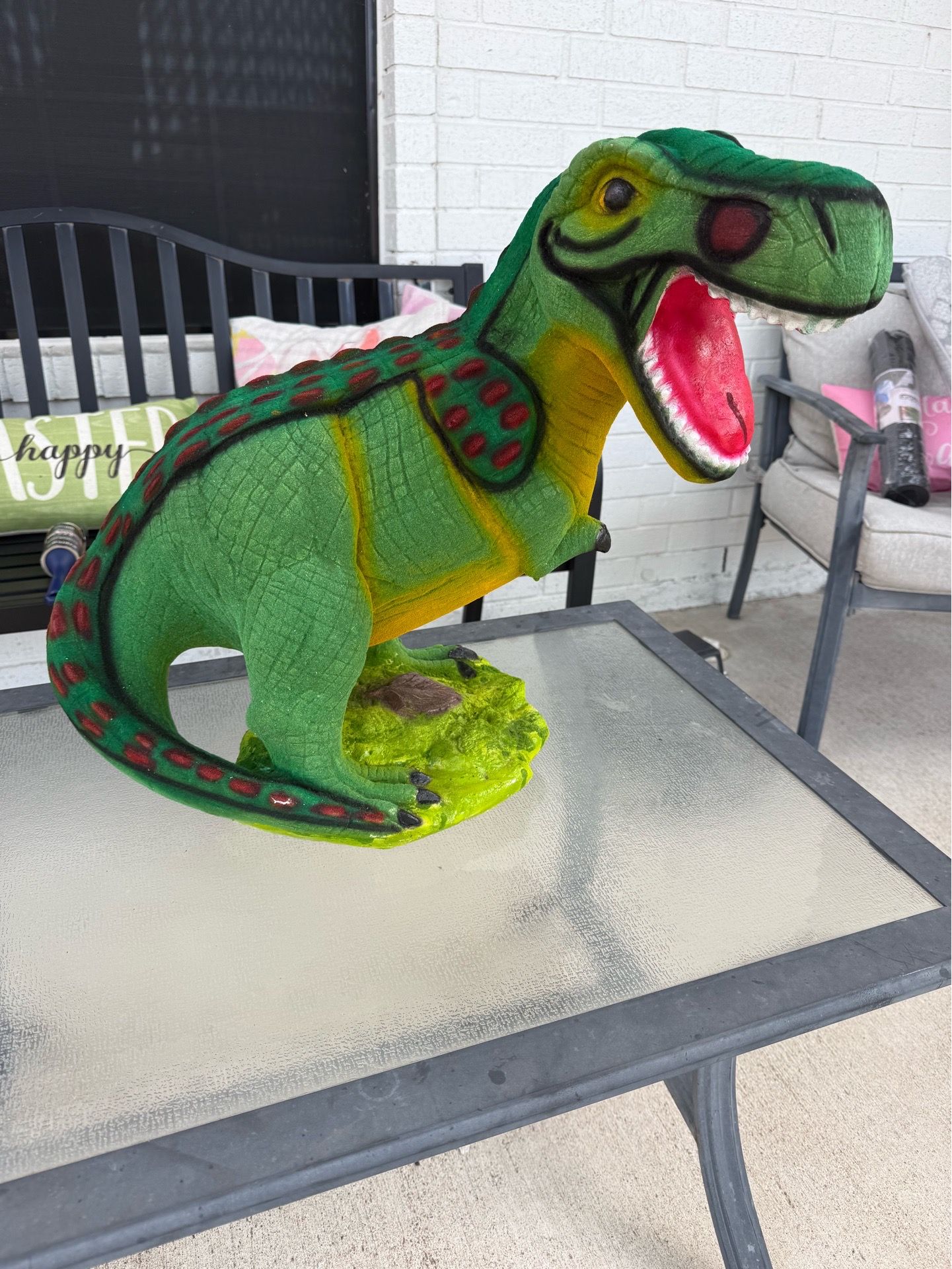 Dinosaur piggy bank