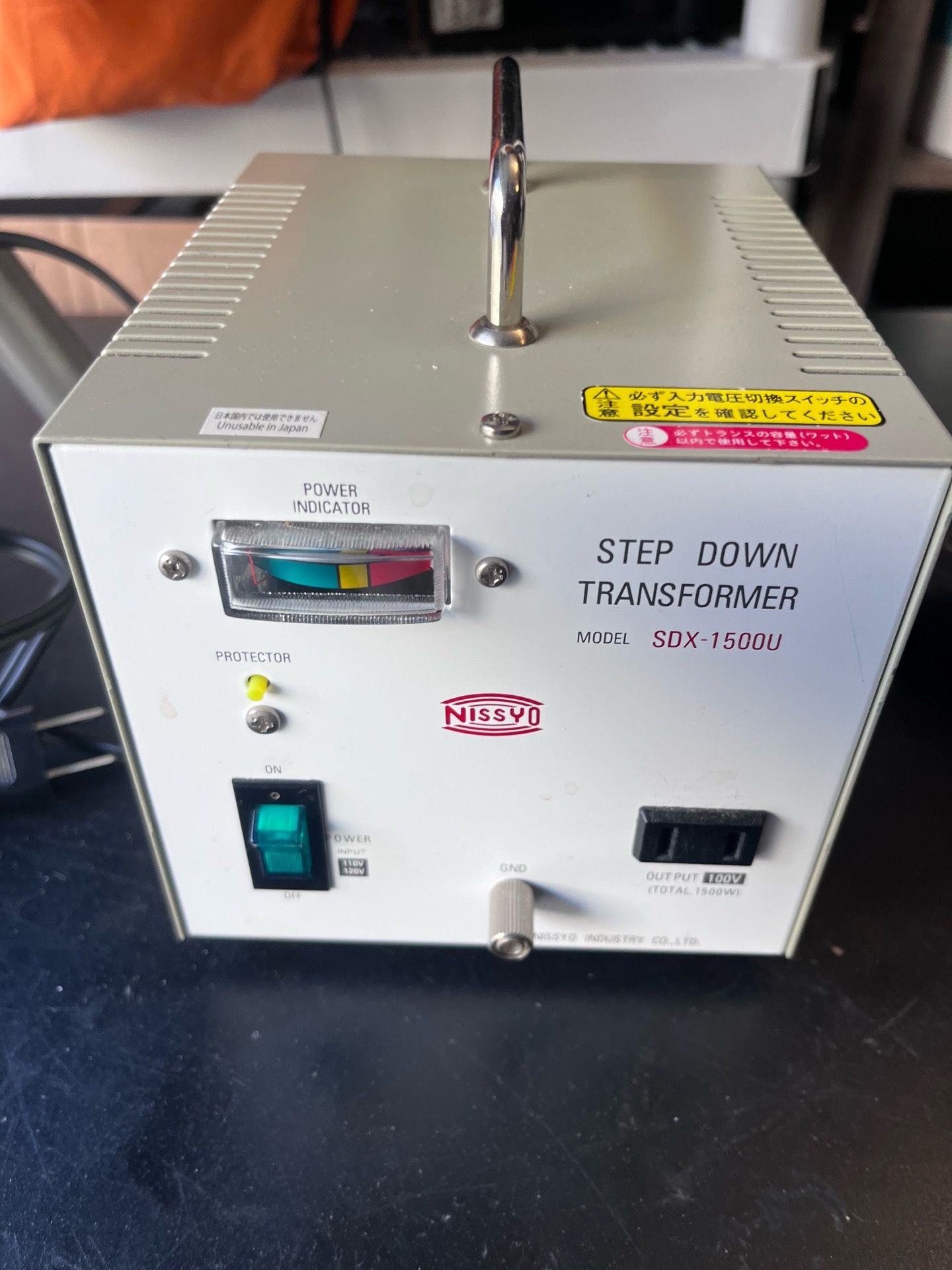 Nissyo Step Down Transformer 1500W – $80