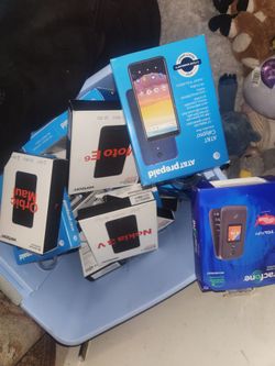 Lot of Prepaid Phones in Box