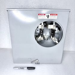talon Type UAT1 Meter Socket 600V 135A 1 Phase NEMA 3R Enclosure - (READ)
