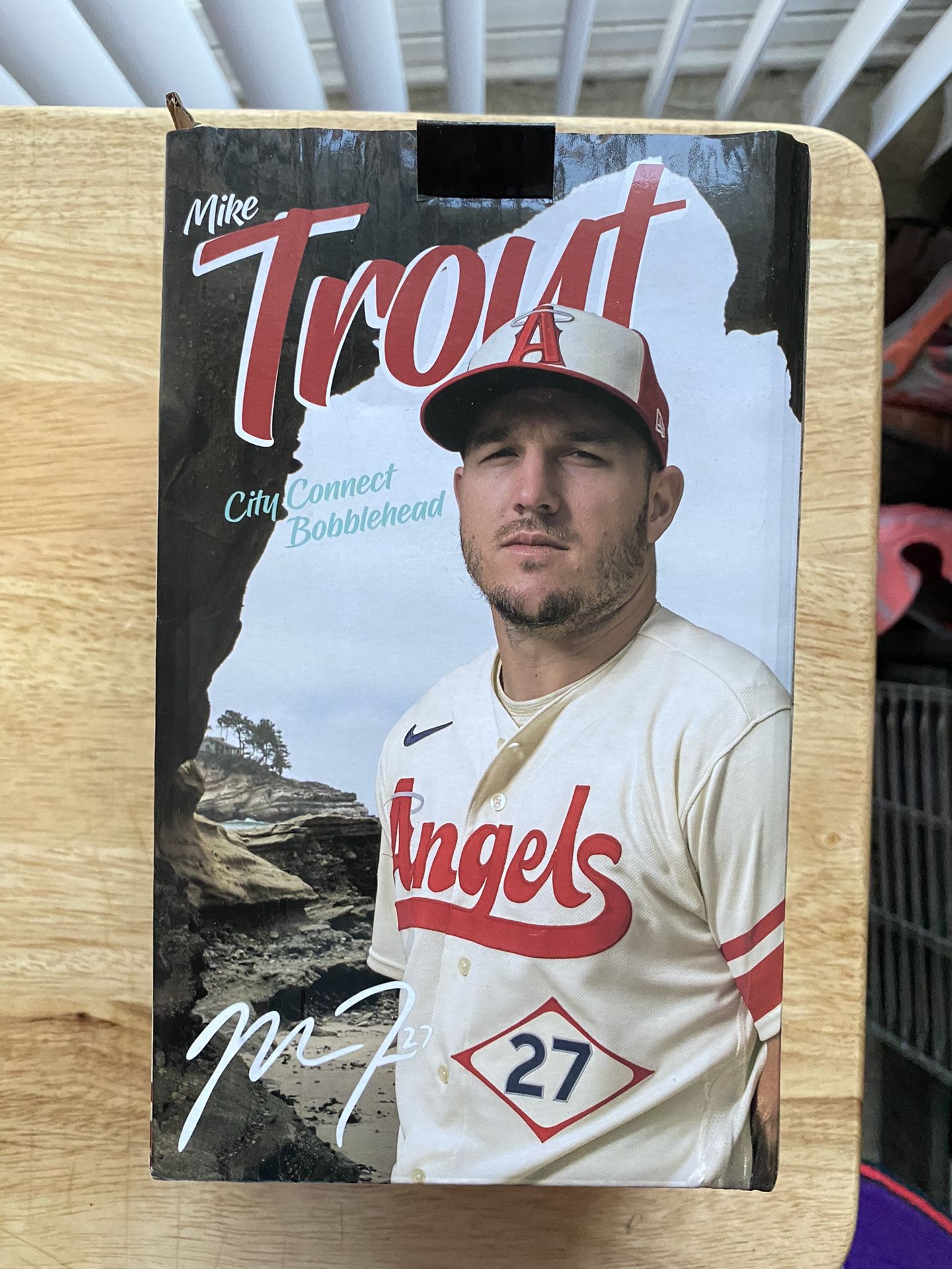 Mike Trout City Connect Bobblehead BRAND NEW SGA 9/16/22 Angels Stadium IN  HAND!