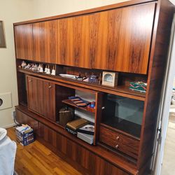 Mid Century Modern Formica Wall Unit 