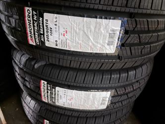 245/60/18 Armohero  #4 New Tires Mount & Balance // Set De 4 Llantas Nuevas Instaladas Y Balanceadas