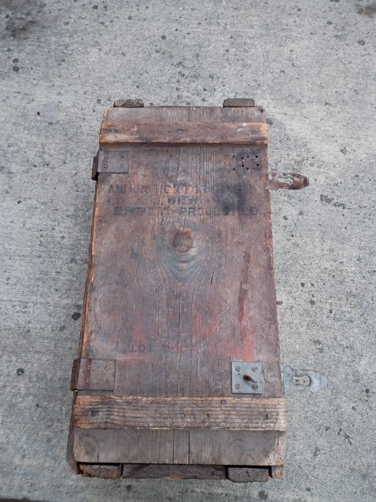 Vintage Military Ammo Box