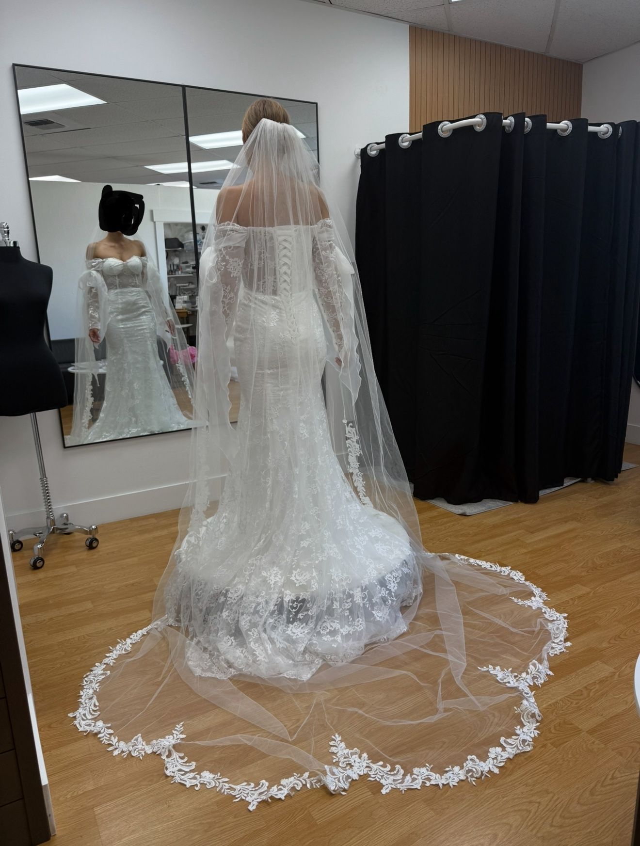 Wedding Dress And Veil 2025