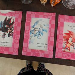 Sonic characters picture frame