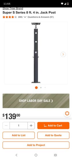 Tiger jacks 8ft