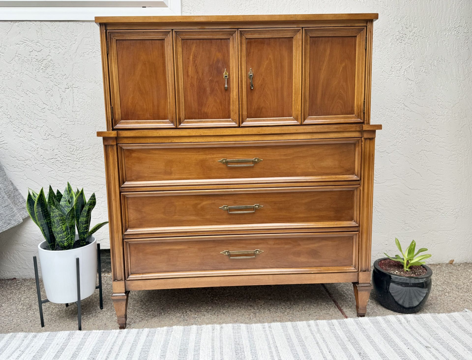 Mid century Solid Wood Dresser