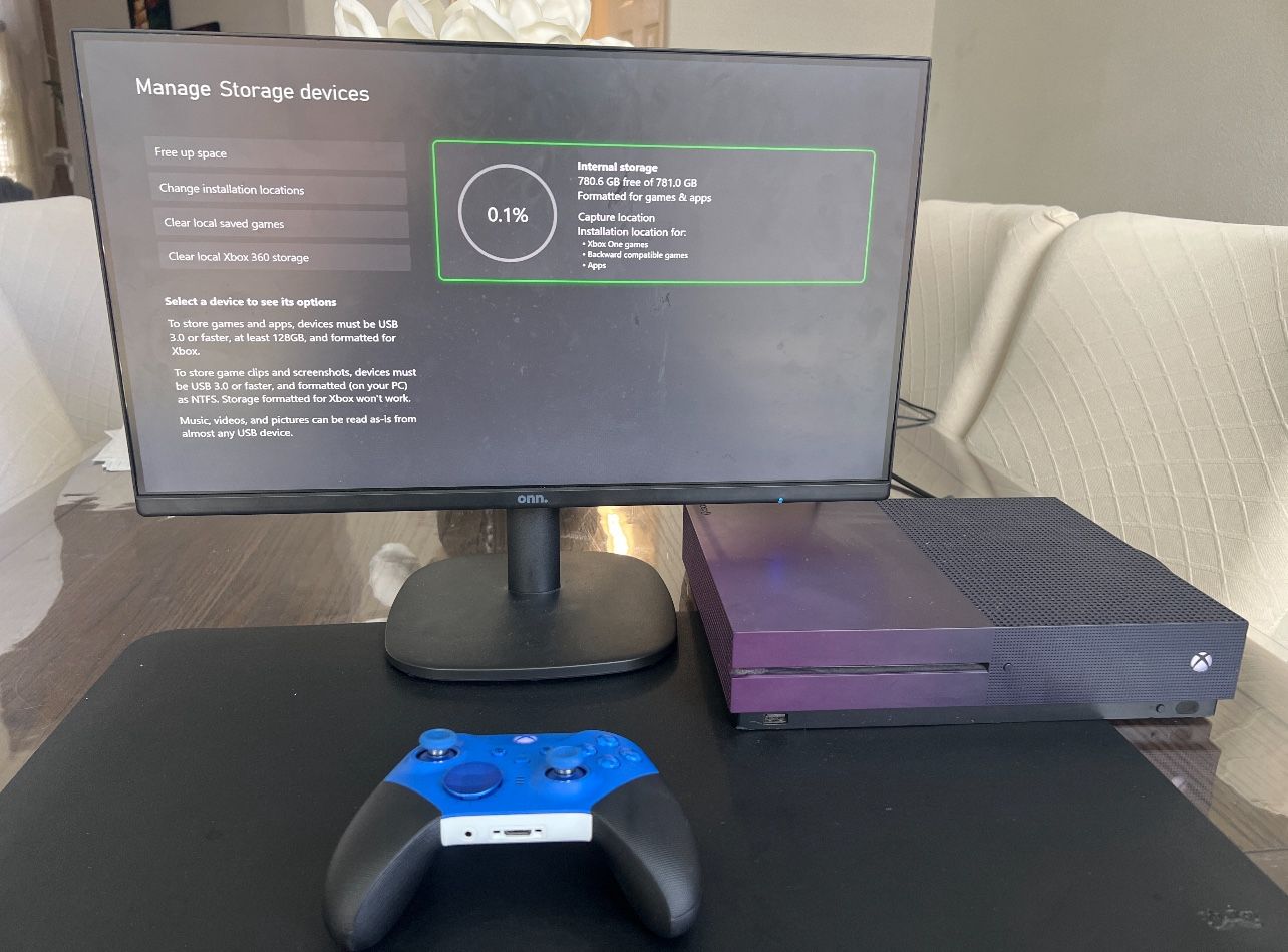 Xbox One S Purple