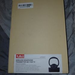 1Mii WIRELESS HEADPHONES TRANSMITTER  SET FOR T.V