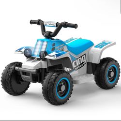 TOKTOO 6V 7Ah Powered Ride on ATV, Electric 4-Wheeler