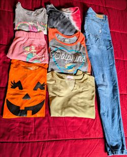 Girls Clothes Large, lot of 7
