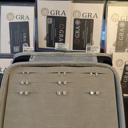 VVS1 Moissanite Earrings 