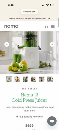Cold pressed juicer