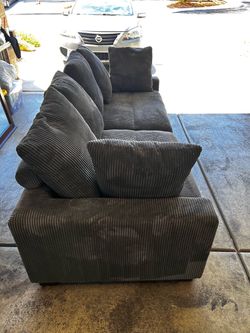 Grey Two Piece Couch