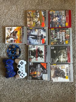 PS3 games and controllers