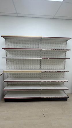 Pharmacy shelves