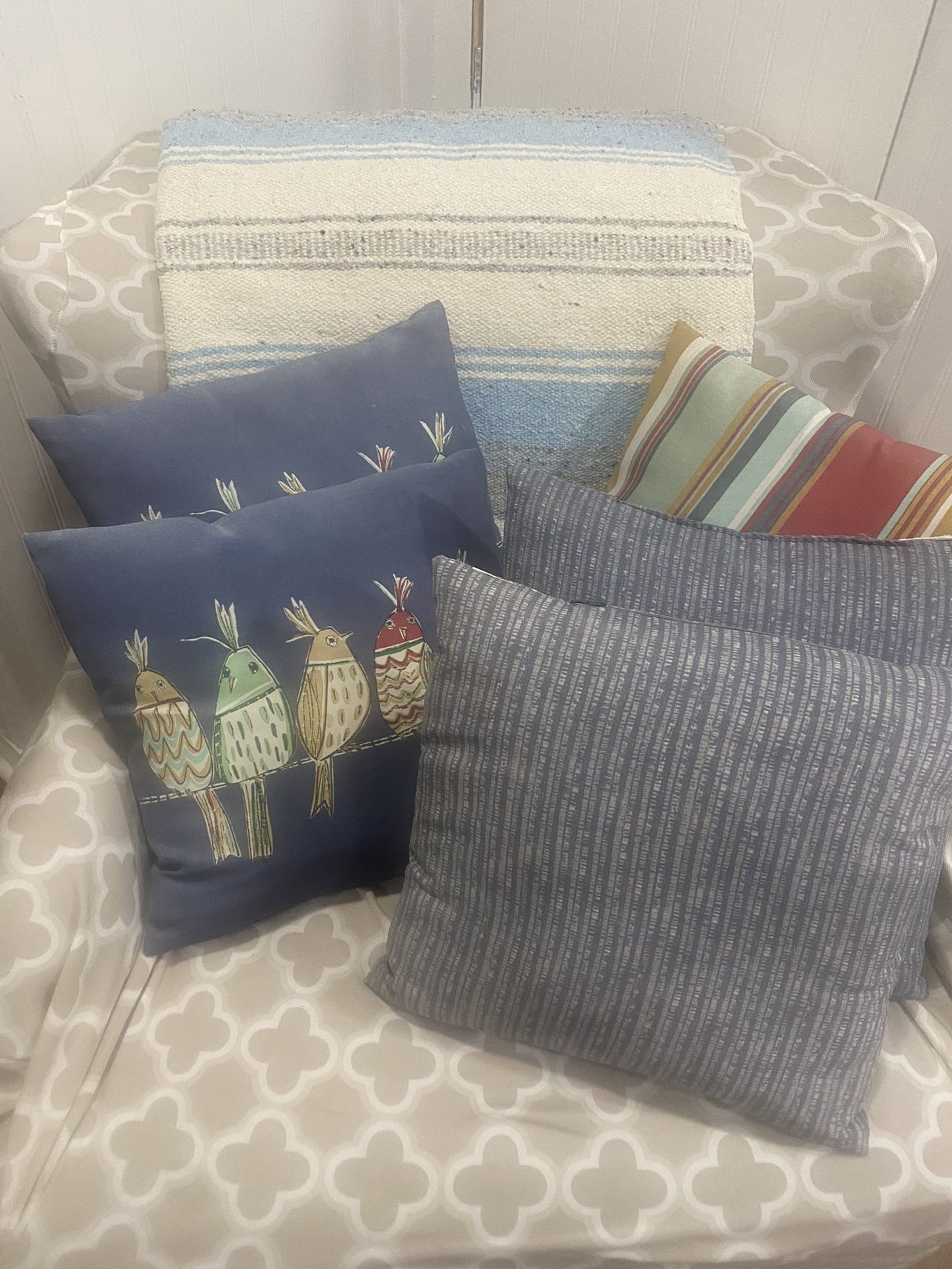 Set Of 5 Outdoor Pillows