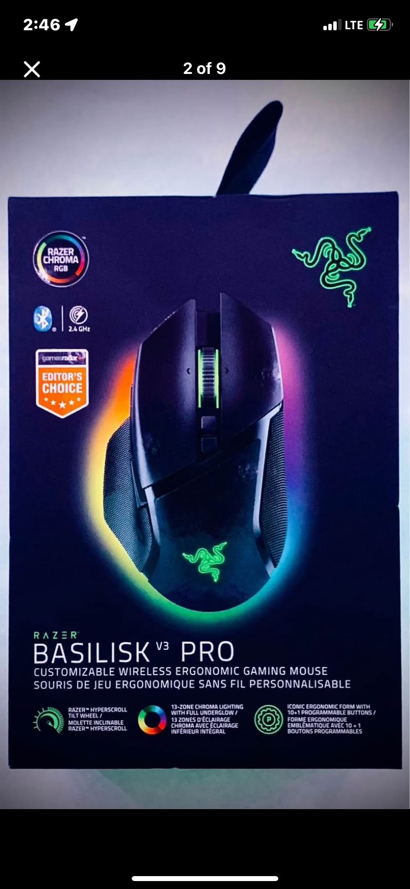 Razer Basilisk V3 Pro Gaming Mouse