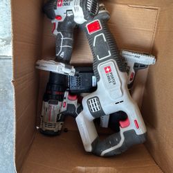 Power Tools And One Battery 20v