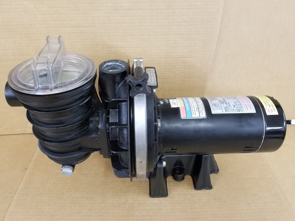 Rebuilt Max-E-Flo 1.65 HP pool pump.