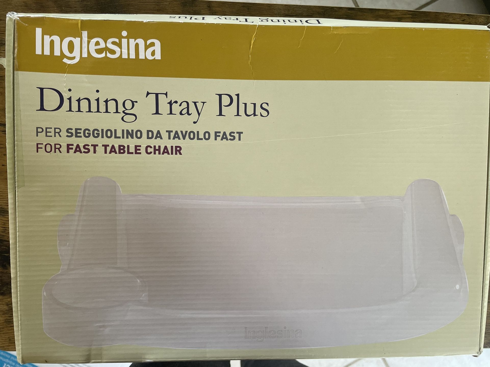 inglesina fast table chair tray- Clear