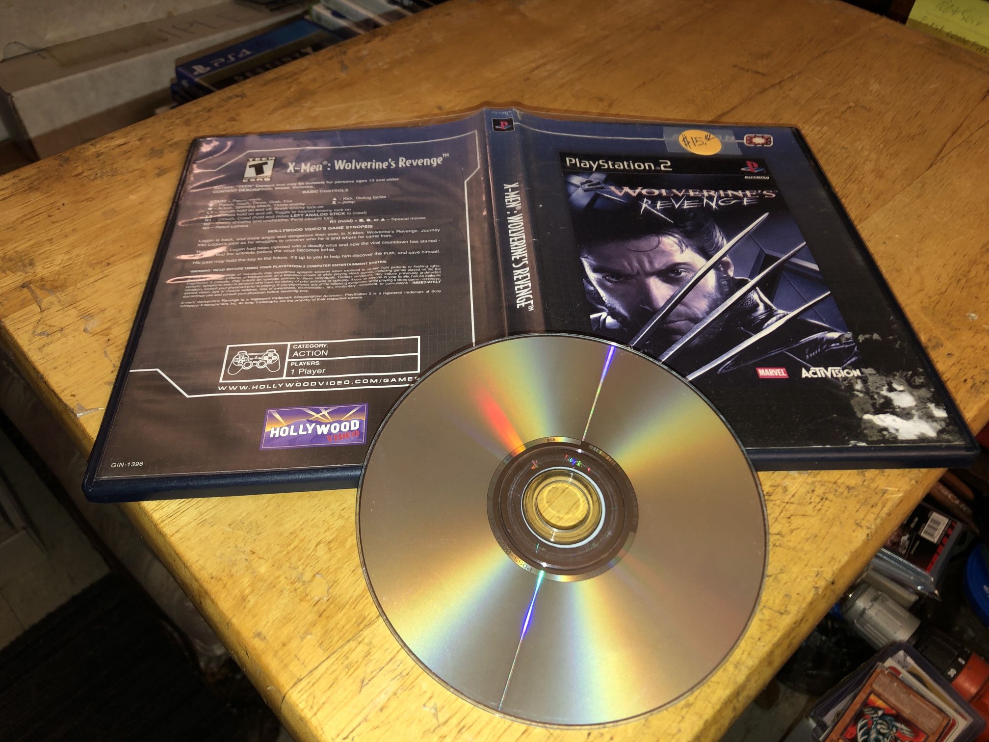 PS2 Game X-Men 2 Wolverine’s Revenge