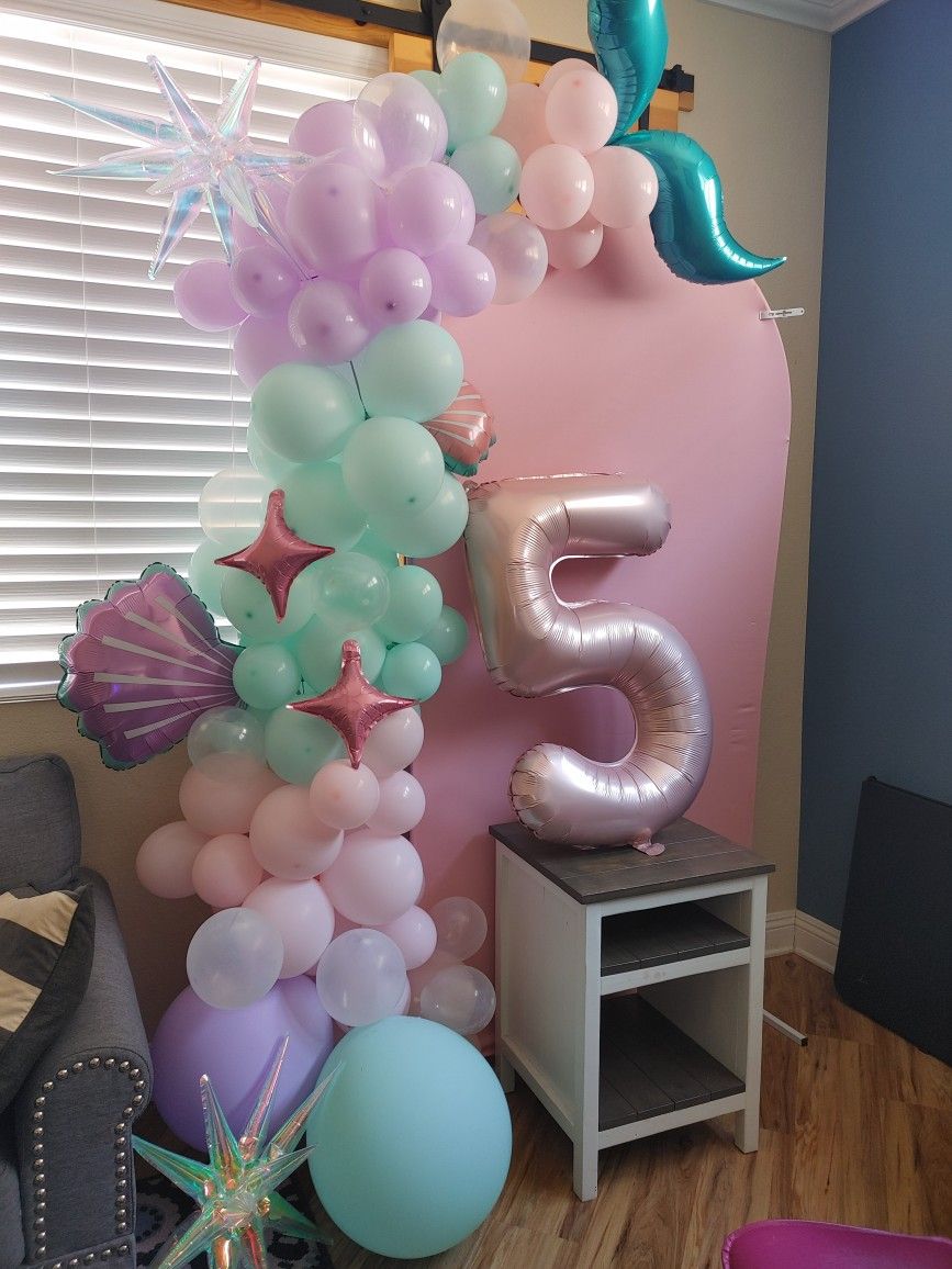 Mermaid Party Decorations( Balloon Garland)