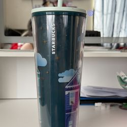 Starbucks San Francisco Painted Ladies Venti 24 oz Cold Cup Tumbler