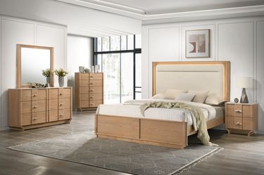 4 PC BEDROOM SET NEW IN BOX (MATTRESS AND CHEST SOLD SEPARATELY)