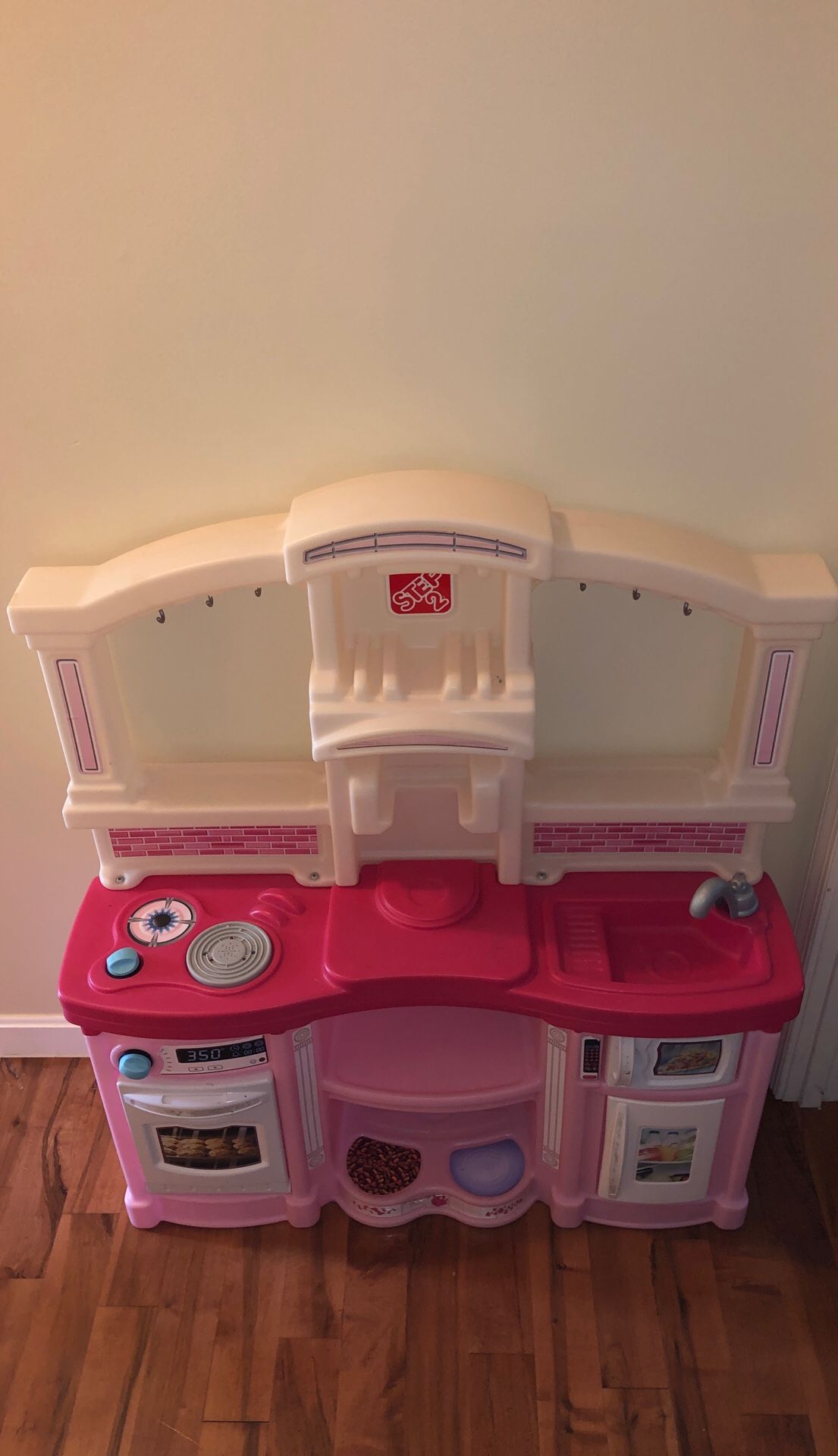 Kids Pink Play Kitchen