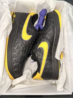 Kobe x Nike Air Force 1 Low Lakers Away Numbered
