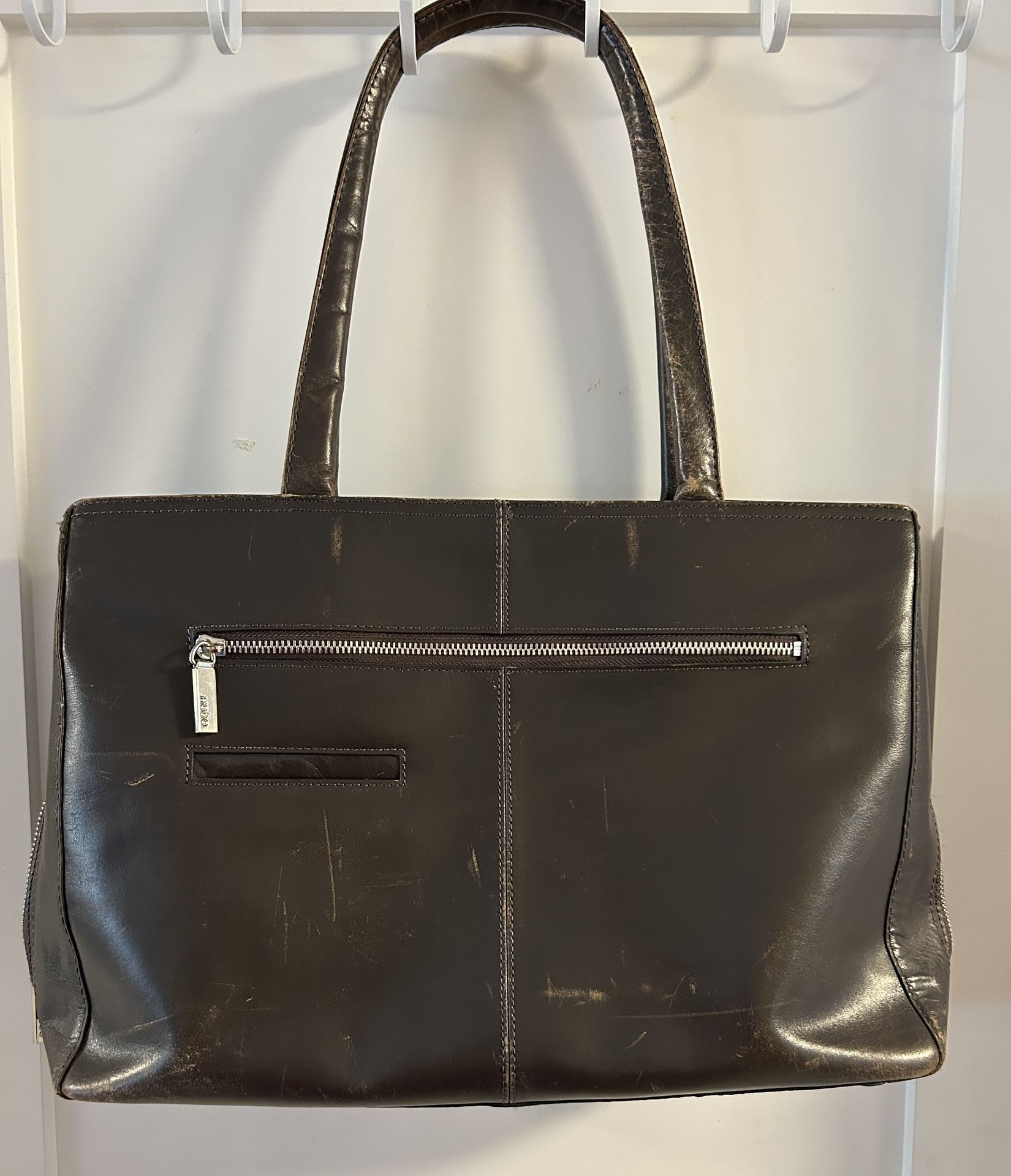 HOBO Large brown leather shoulder bag