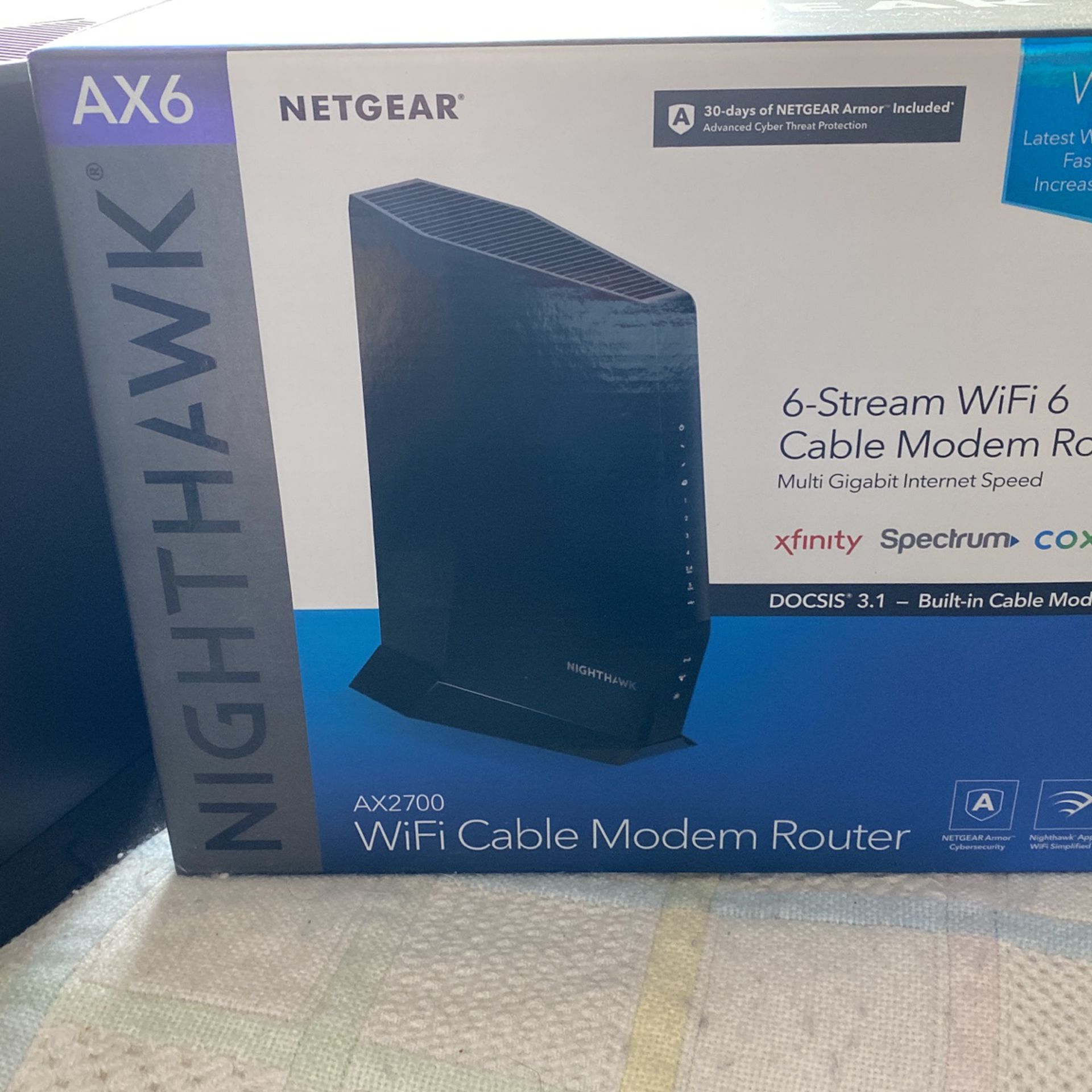 Ax2700 NETGEAR Wi-Fi Cable Modem Router 
