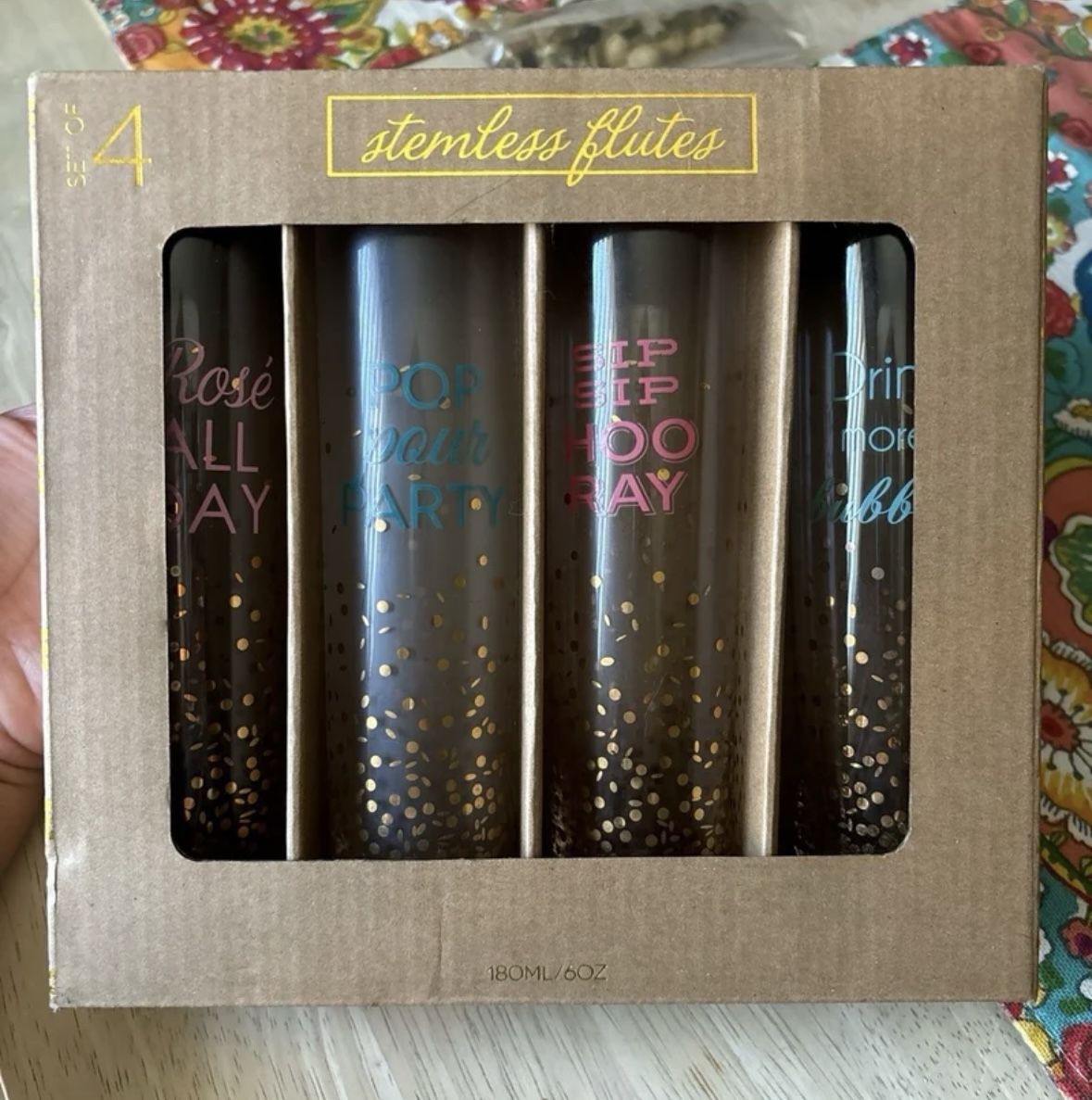 Stemless Flutes/Wine Glasses