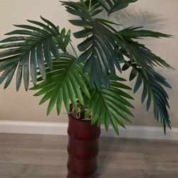 Artificial plant With Bamboo Base 