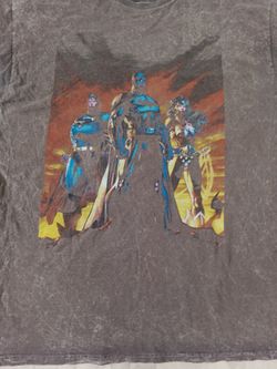 DC Superman Batman Wonderman  T-shirt Size Adult Large