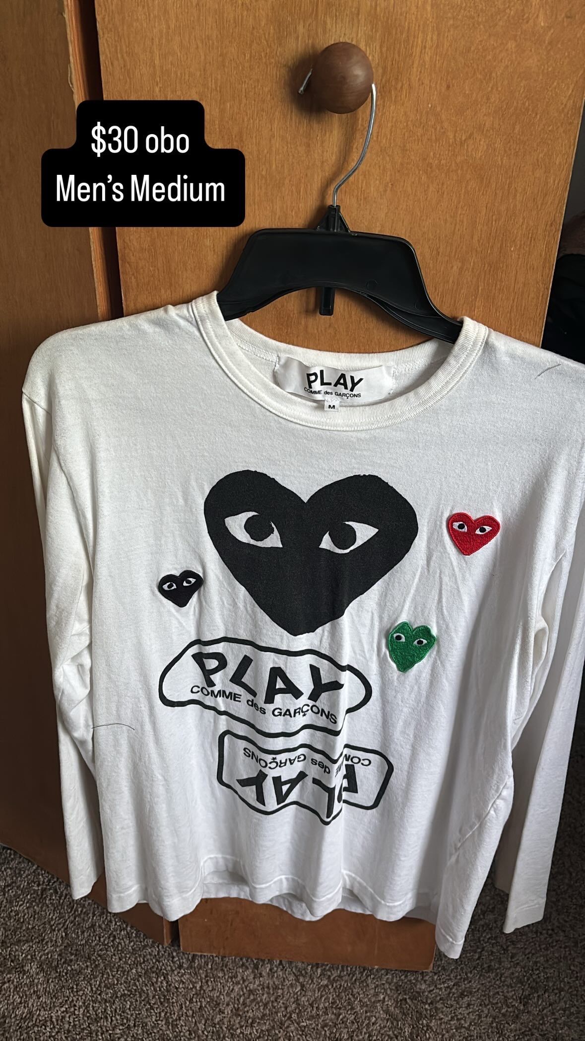 CDG Long Sleeve Shirt