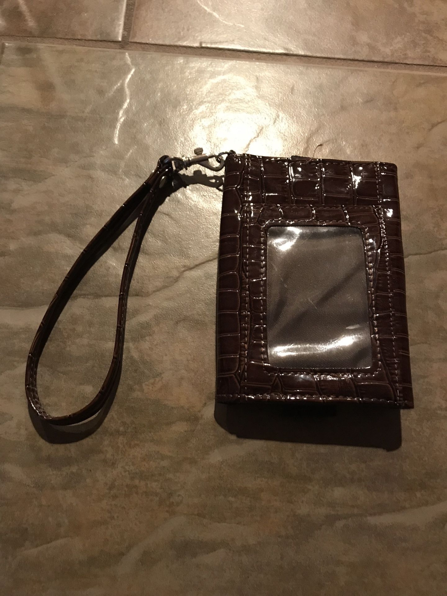Brown Wallet/Wristlet