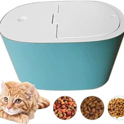 Cat Food Storage Container, Dog Food Storage Container for Cats Pets, Airtight Plastic Pet Dog Food Bin Moistureproof Storage Bin Dry Pet Food Storage