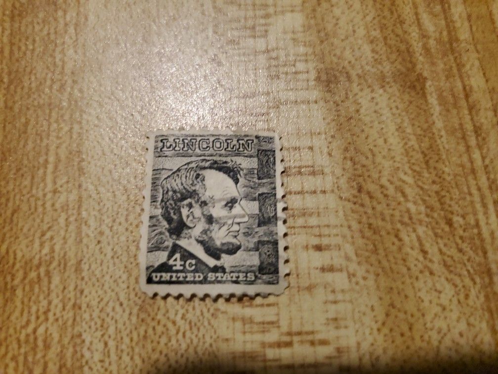 4 Cent Abraham Lincoln Stamp