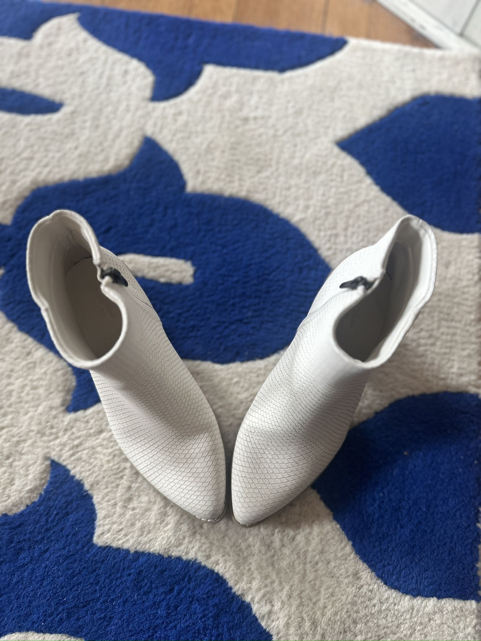 White Ankle Boots