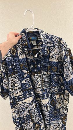 Swank Island Hawaiian Shirt L