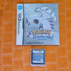 Nintendo Ds Pokémon SoulSilver Authentic 