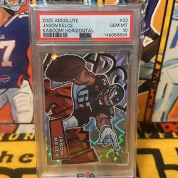 JASON KELCE KABOOM - PSA 10