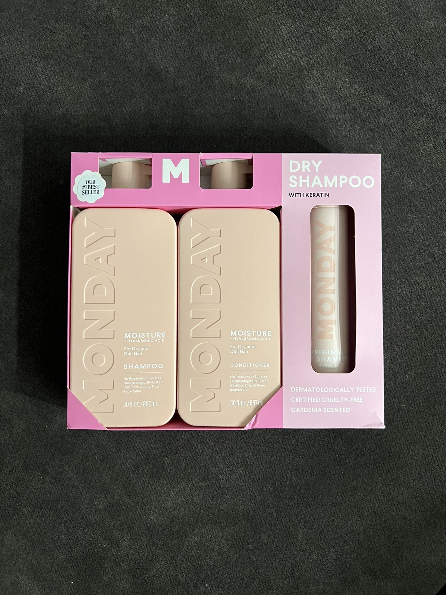 Monday Shampoo, Conditioner, & Dry Shampoo Set