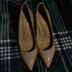 Christian Louboutin So Kate Heel - Nude Not Real “ 1 of 1”